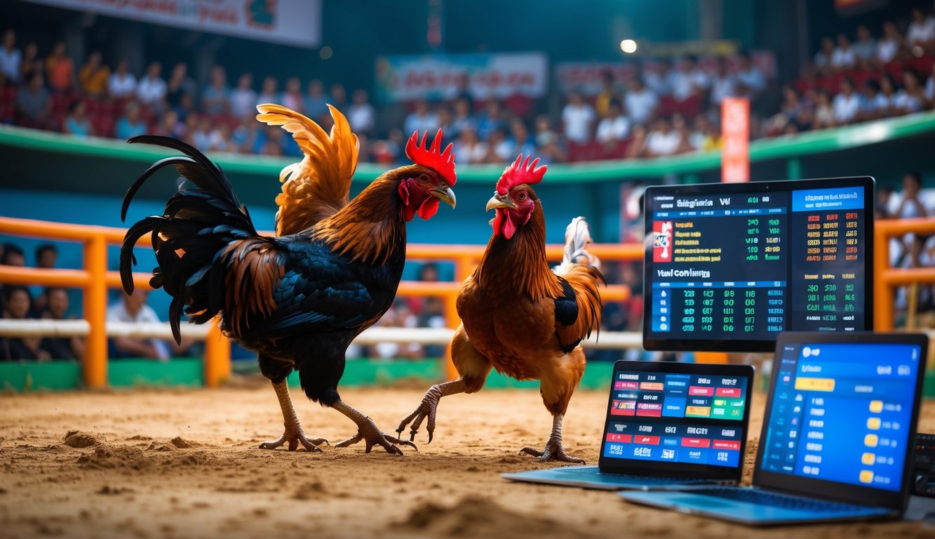 Sabung Ayam Online Terpercaya: Cara Mudah Membaca Ciri Fisik Ayam Meron dan Wala untuk Menang